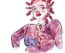 あなたの似顔絵ニュアンスで描きます ヘンテコな世界観であなたを表現します イメージ1