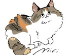 飼い猫ちゃん、描きます 飼い猫ちゃんの似顔絵を【壁紙サイズ】全身描かせて頂きます！ イメージ1