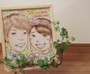 似顔絵ウェルカムボード♥描きます 幸せいっぱい＋お二人らしさを引き出します☆ イメージ1