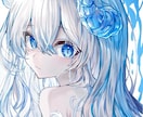 透明感のある可愛い女の子のイラスト描きます 一枚絵/アイコン/配信用サムネイルイラストなどお描きします！ イメージ10