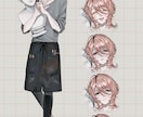 立ち絵を描きます バランスの良い等身のかっこいい、可愛い立ち絵 イメージ4