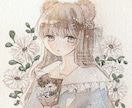 MV/歌ってみた/グッズに使用できる一枚絵描きます 水彩やデジタルを使用して、ご希望のテイストで描きます。 イメージ8