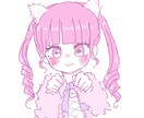 かわいい女の子のアイコン描きます かわいい女の子、デフォルメで描きます！ イメージ2