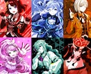 キャラカラー映え！スタイリッシュイラスト制作します 現役大手企業デザイナーがプロの一枚をお届けします イメージ6