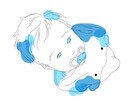 お写真を元に繊細な線画イラスト作成します 3枚で2千円！お気に入りの写真を素敵なイラストにしませんか？ イメージ3