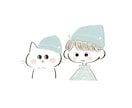絵本のようなほっこりゆるいアイコン描きます 商用利用OK◎ゆるふわかわいいイラスト作成します イメージ9