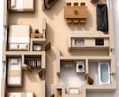 民泊・宿泊施設向け３Ｄ間取り図作りますます 宿泊予約サイトで伝わる高品質３Ｄ間取り図 イメージ5