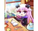 背景、ヴィネット風などのデフォルメキャラ制作します 立ち絵・ゲーム・グッズ制作用など イメージ4