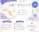 3往復｜お話し×ダウジングで今の方向性を確認します モヤモヤを整理して、最後にYes・Noで背中を押します。 イメージ1
