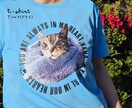 ペット（動物）写真でドライＴシャツをお作りします 〜大切なお子さんをかわいくデザインします♡ イメージ9