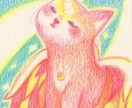 あなただけの猫天使絵を描きます あなたから受けたイメージで、猫天使の絵が出来あがります⭐︎ イメージ4
