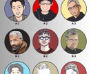 イケおじ【似顔絵】アイコンお描きします 写真１枚から｢イケてるオヤジ｣に仕立てます！ イメージ4