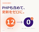 PHPも含めWordPress更新を代行します 壊さず安全に、たまった更新をまとめて解消！ イメージ1