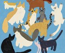 アイコン使用可！あなたのねこちゃんゆるく描きます お好きなカラーを背景に、ねこちゃんの似顔絵をゆるく描きます。 イメージ1
