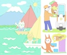 簡易な【ラフスケッチ、手描き風イラスト】を描きます ◆　【非アニメ系 】WEB、YOUTUBE画像、挿絵など イメージ7