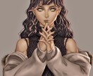 アイコン、ジャケット絵、表紙等お描きいたします 丁寧なタッチで濃い目の画風が得意です！ イメージ2