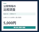 競合３社の価格と特徴を出典付きで比較します 料金の条件と違いが分かる比較表をお届け イメージ1