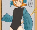オリジナルキャラを描きます 全身・背景付きのイラストを描きますポーズ、表情も対応可能 イメージ3