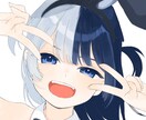 SNS用の可愛い女の子のアイコンイラスト作成します あなただけの元気で可愛い女の子のアイコンイラスト作成します！ イメージ2