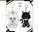 ダークで可愛らしいデフォルメイラスト制作致します 可愛いだけじゃ、物足りないあなたへ。 イメージ2