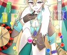 SNS向けのキラキラアイコンを描きます 彩度高めな目を惹くイラストです！ イメージ5