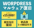 WordPressマルウェア復旧｜即日対応できます 開業5年・50件の多数の実績あり★即日対応可能です。 イメージ1
