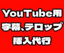 YouTube用動画のテロップ挿入を代行致します 面倒で時間をとられる作業のお手伝いを致します イメージ1