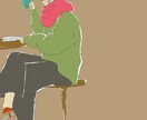 オシャレな人物イラスト描きます SNSに広告や挿絵にプレゼントにイラストを! イメージ6