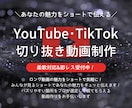 貴方の魅力をぎゅっとお届け！切り抜き動画制作します バズりのプロが視聴者の食いつく箇所の選定から編集まで行います イメージ1