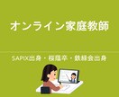 オンライン家庭教師をします 桜蔭卒・鉄緑会出身／勉強の計画法を含め、親身に指導します。 イメージ1