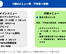 部活生向け｜4週間トレーニングメニューを作成します 全国大会出場経験者がトレーニングメニューを作成します イメージ3