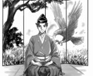 イラスト・挿絵描きます 小説の表紙絵、挿絵。歴史物から現代物まで漫画風に描きます。 イメージ4
