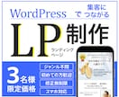 LPのデザインをWordpressで実装します 集客UPを目指したLPをご提案いたします イメージ1