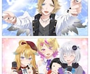 一枚絵イラストを制作します 楽器や銃などの小道具描写もおまかせください イメージ3