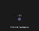 プリセットを使用して動画編集の時短ができます After Effectsで使用できるプリセットです！ イメージ7