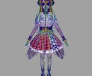 3Dキャラモデリングを承ります Vtuberなどオリジナルキャラクターを作成いたします。 イメージ3
