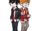 かわいいデフォルメアイコン描きます アイコン以外のサイズや人数の追加も対応可能です！ イメージ3