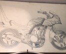 迫力あるモノクロ・漫画風イラスト描きます 力強い線と雰囲気で、印象に残るイラストを描きます イメージ2