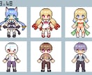 48×48、60×60のドット絵を製作します SNSやPBWのアイコンとして イメージ2
