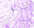 ゆめかわなイラストアイコンを描きます ふわふわな絵柄の可愛いアイコンを描きます！ イメージ4