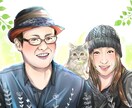 ペットとの似顔絵描きます ペットとのあたたかい似顔絵お描きします（データ納品） イメージ3