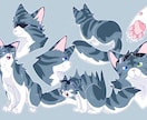 動物や架空のクリーチャーを描きます ケモナーさんやこれからSNS活動をしていきたい方へ！ イメージ1