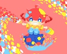 ポップでゆるかわいいミニキャラ描きます ◎商用利用可、マスコットキャラクター、子供向けイラストなどに イメージ3