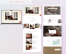 エステ等個人サロン・鍼灸院の集客に！HP作成します 維持費無料〜、STUDIOで名刺代わりのHPを イメージ4