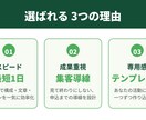 最短1日、納品可能になります 待ちたくない、他は高すぎる、そんな方最速で作成いたします。 イメージ2