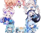 最短二日！デフォルメイラスト制作いたします まるっとかわいいデフォルメキャラ！ イメージ6