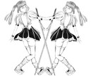ダークで幻想的な人物絵を描きます 不穏で美しい、異形の世界を一枚に イメージ3