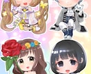 SDキャラ(ミニキャラ)描きます 可愛くキラキラしたSDキャラクター(ミニキャラ)お描きします イメージ2