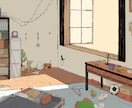 商用利用可！ご希望の背景イラストお描きいたします 配信、動画、ゲーム背景など、用途に合わせて調整できます。 イメージ4