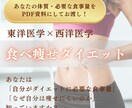 食べ痩せダイエット！食事バランスを教えます ダイエットしたい方にあなたの体質・必要な食事量をお伝えします イメージ1